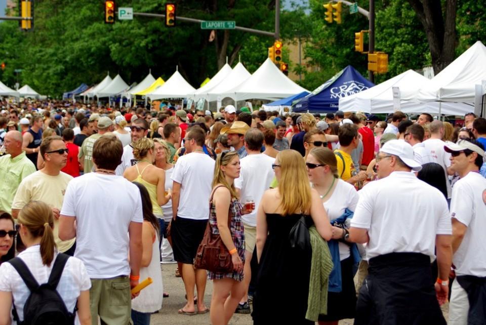 Fans of Colorado beer enjoy the brewers' festival. In its 23rd year, new VIP features have been added, allowing early access to the event and sampling of small-batch brews. (Photo by Gary Lopez)