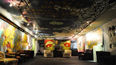 The once white walls of Gnu Experience Gallery have been saturated with creativity in the underground space at 109 Linden Street. The underground space used for shows and live music was on the verge of closing when an anonymous donation allowed them to keep their doors open.