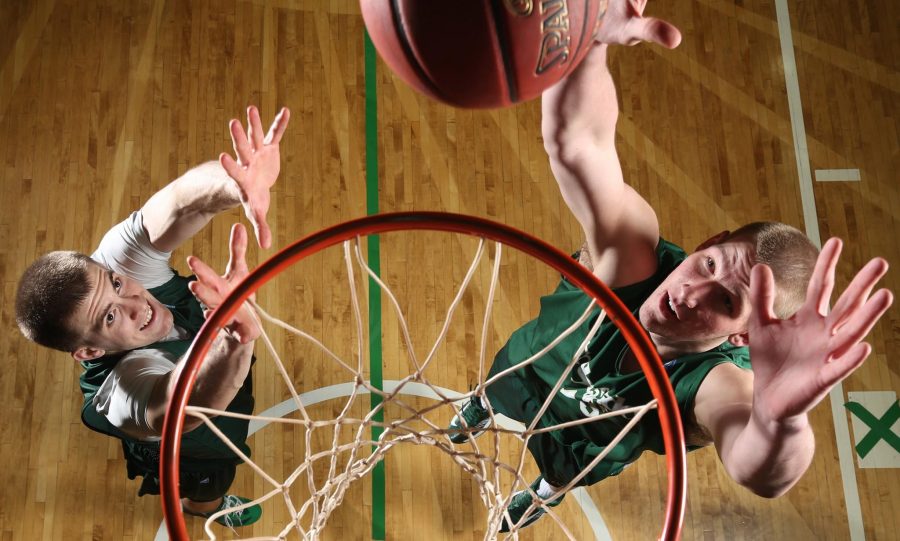 CSU's leading rebounders Pierce Hornung (left) and Colton Iverson (right) have helped the Rams become one of the top rebounding teams in Division I basketball. Hornung averages 9.9 boards per game and Iverson brings down 9.3, ranking first and third in the Mountain West.
