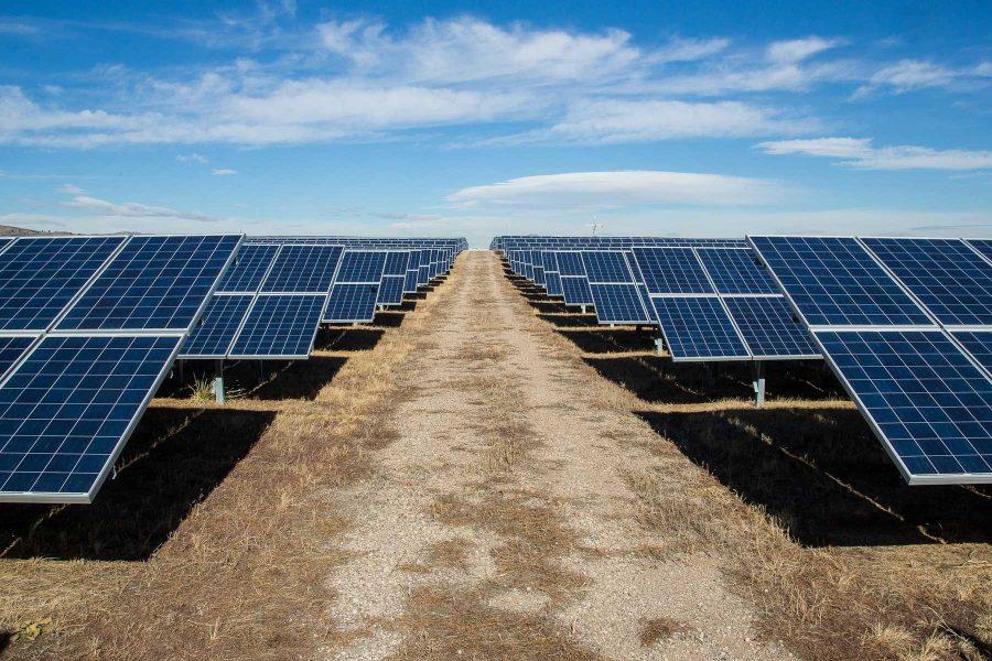The Colorado State University Solar Plant, located off of Laporte Ave. and Overland Trail, sits on 30 acres of land and harvests enough energy to power the CSU Foothills Campus.