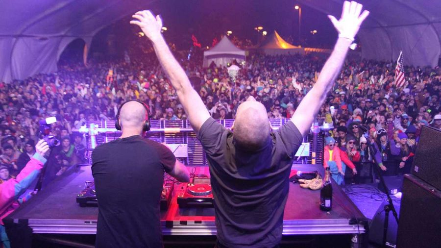 Dada Life gets down in the Groove tent at Snowball Music Festival in Avon, Colo. last year. This year the three day show in Winter Park will feature artists such as Pretty Lights, STS9 and Big Gigantic.
