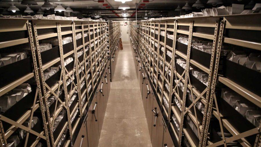 The seed vault at the National Center for Genetic Resouce Preservation on campus. The 5000 square foot freeze chamber is home to over 700,000 varieties of seeds from around the world.