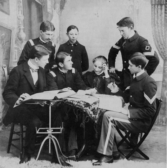 The first Rocky Mountain Collegian staff.