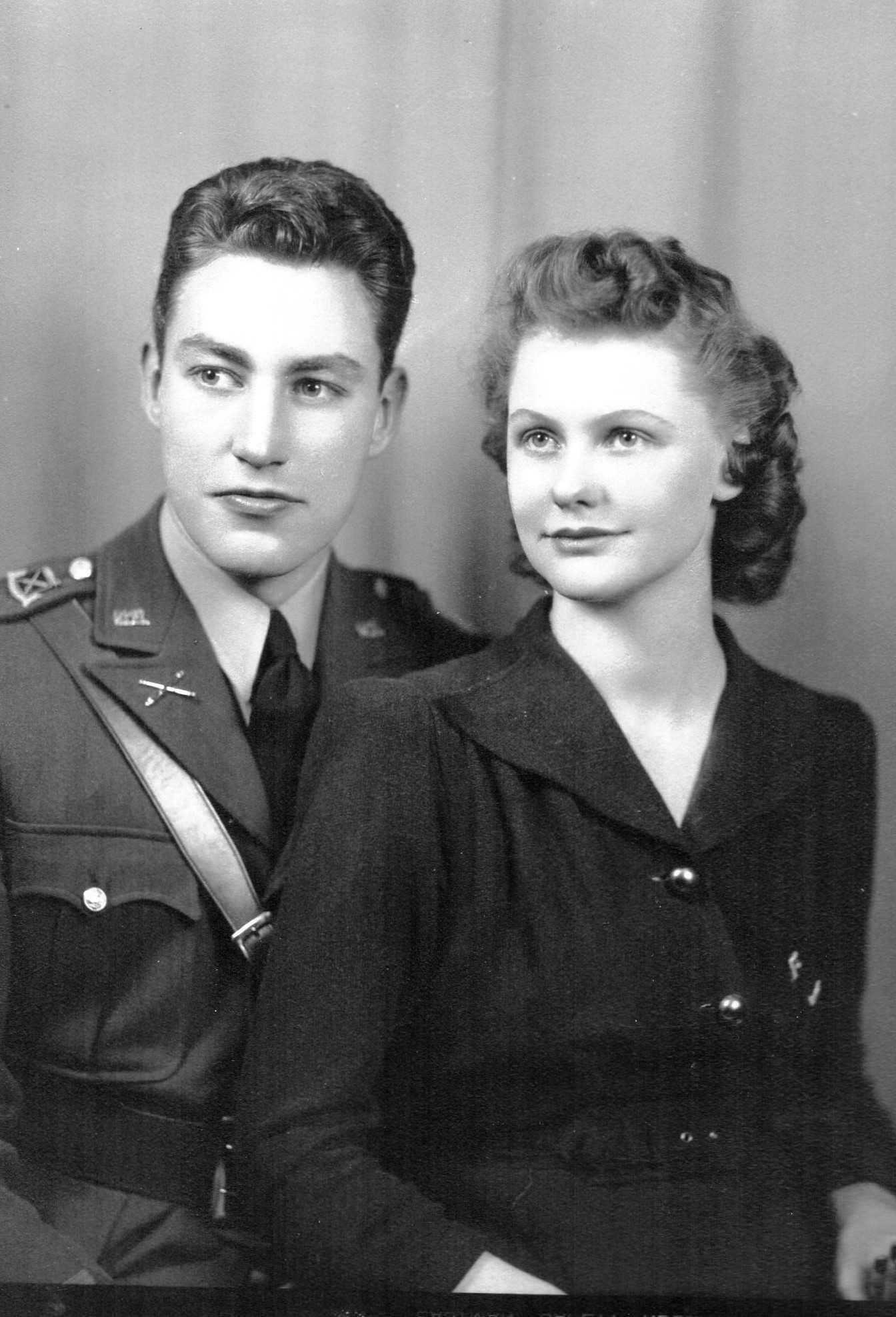 Just after graduation, Dell made second lieutenant in the US Army. While fighting in Europe, Doris had their daughter Diane.