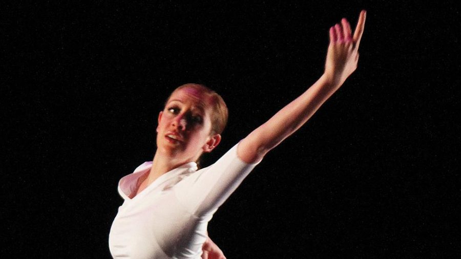 Lauren Elster dances at rehearsal for the UCAs Spring Dance Concert. Currently in Colorado there is no endorsement for teaching dance in public schools.