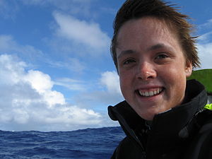 Sarah Outen passes 1,100 nautical miles on self powered round the world trip