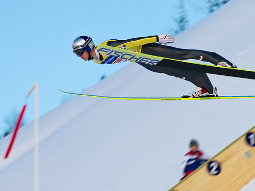 World Cup skiing. Photo courtesy of Geir Granviken.
