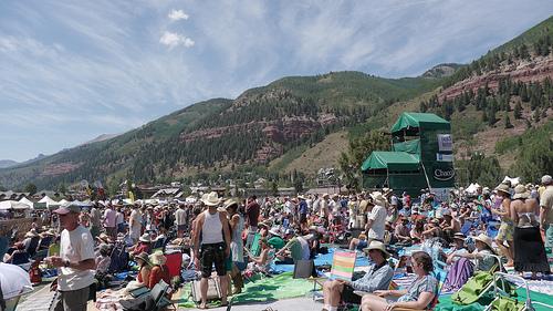 Telluride Bluegrass Festival. Photo courtesy of Brian Omura.