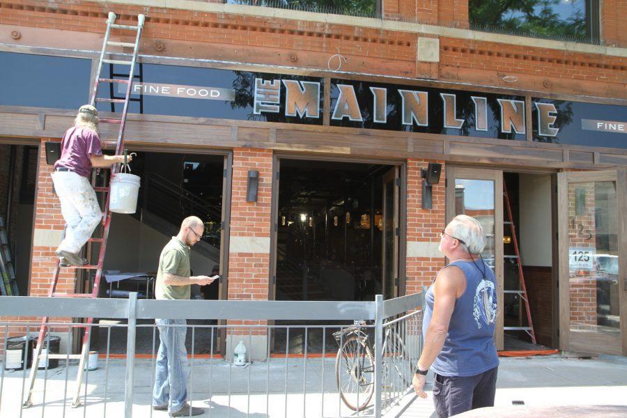 Mainline Ale House revealed the front of their building July 26. Photo By Logan Martinez
