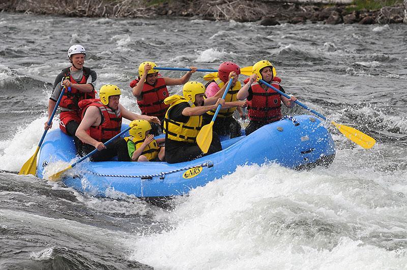 New Hampshire firefighters raft for  a good cause