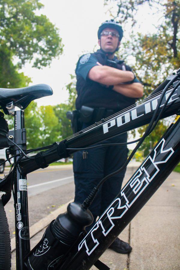 Bike cops are known across campus for many different reasons. CSU graduate officer Matthew Staley takes pride in his work as he tries to make CSU a safer place for its students.