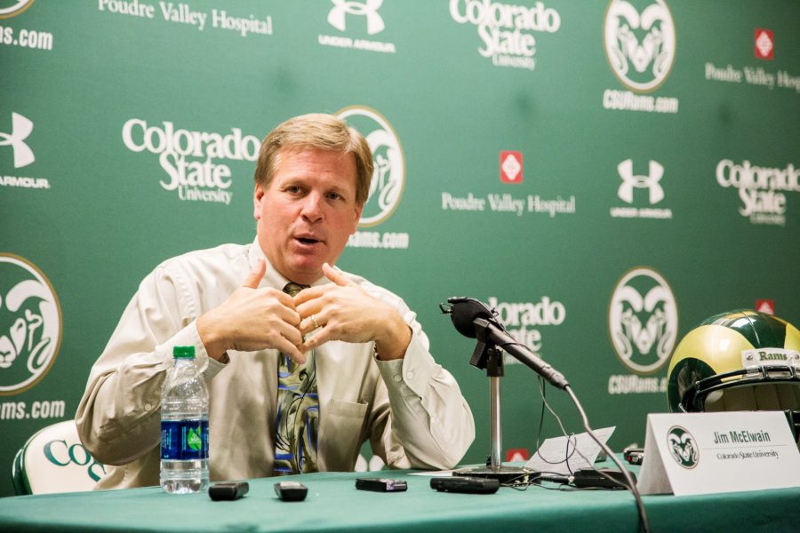 Coach Jim McElwain admits the Rams made a few mistakes against Hawaii Saturday night today at the weekly press conference. However, he believes the team is starting to see tangible results from their effort, and the team should feel good about the win at Hawaii.