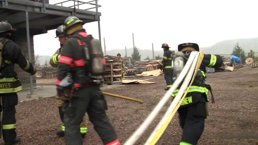 VIDEO: Firefighter recruits exposed to live burns