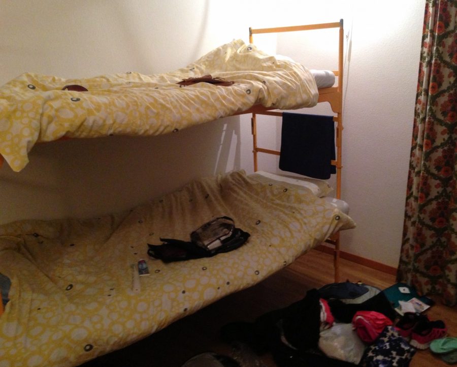 The bunk beds at Funny Farm Hostel (Photo by Lauren Klamm)