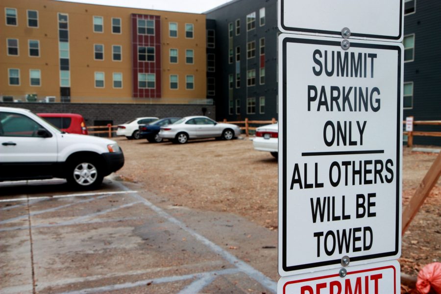 Opened at the beginning of this school year, the Summit on College provides housing to hundreds of CSU students, but has experienced problems with parking.