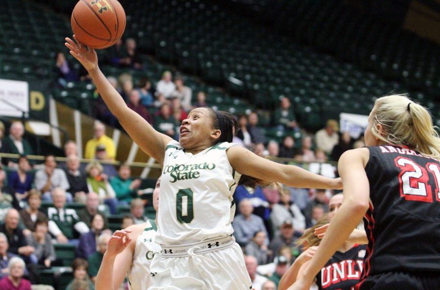 Colorado State senior guard AJ Newton (0) will be a key piece for the Rams' women's basketball team this year. 