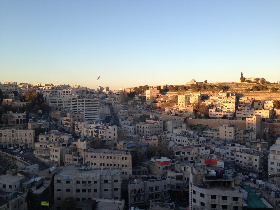 Watching the sun set over the city of Amman, Jordan on my first day.
