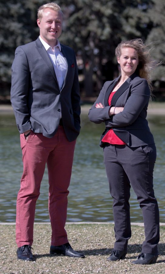 Kohl Webb and Chelsey Green are two of the candidates running for vice president and president respectively for the 2014-2015 school year.