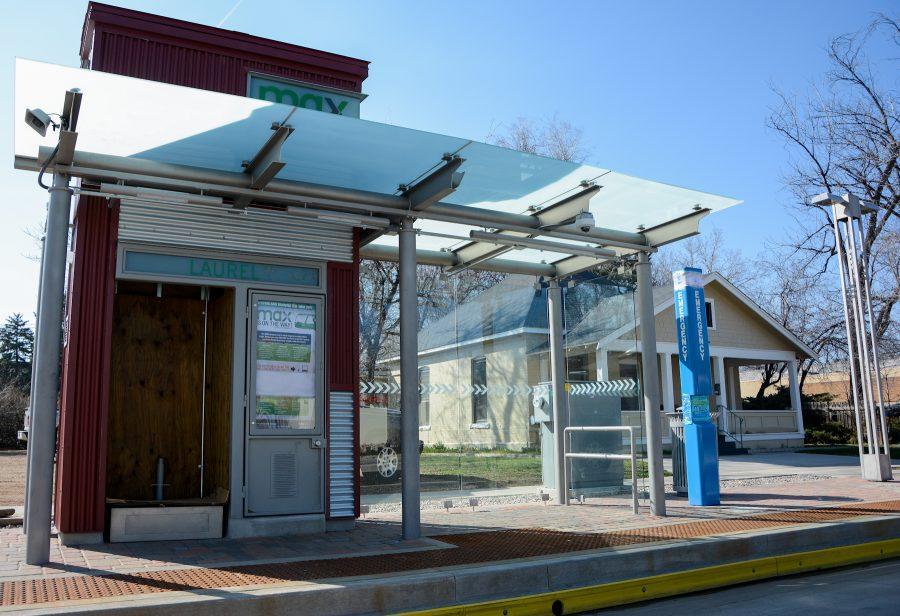 The MAX bus stations are popping up all along Mason Street thoughout Fort Collins. The system is currently undergoing testing and training before finally being installed.