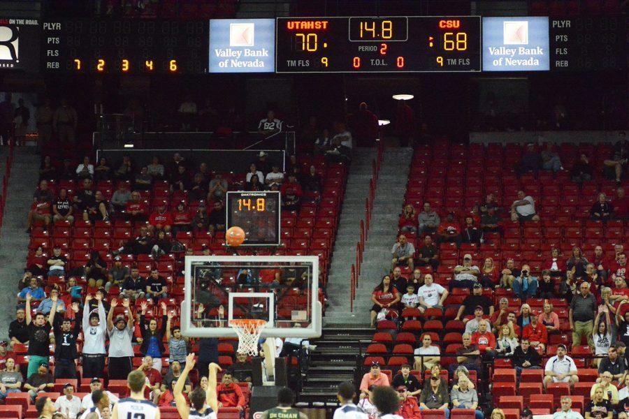 Slideshow: CSU men's basketball falls to Utah State in final minutes, 73-69