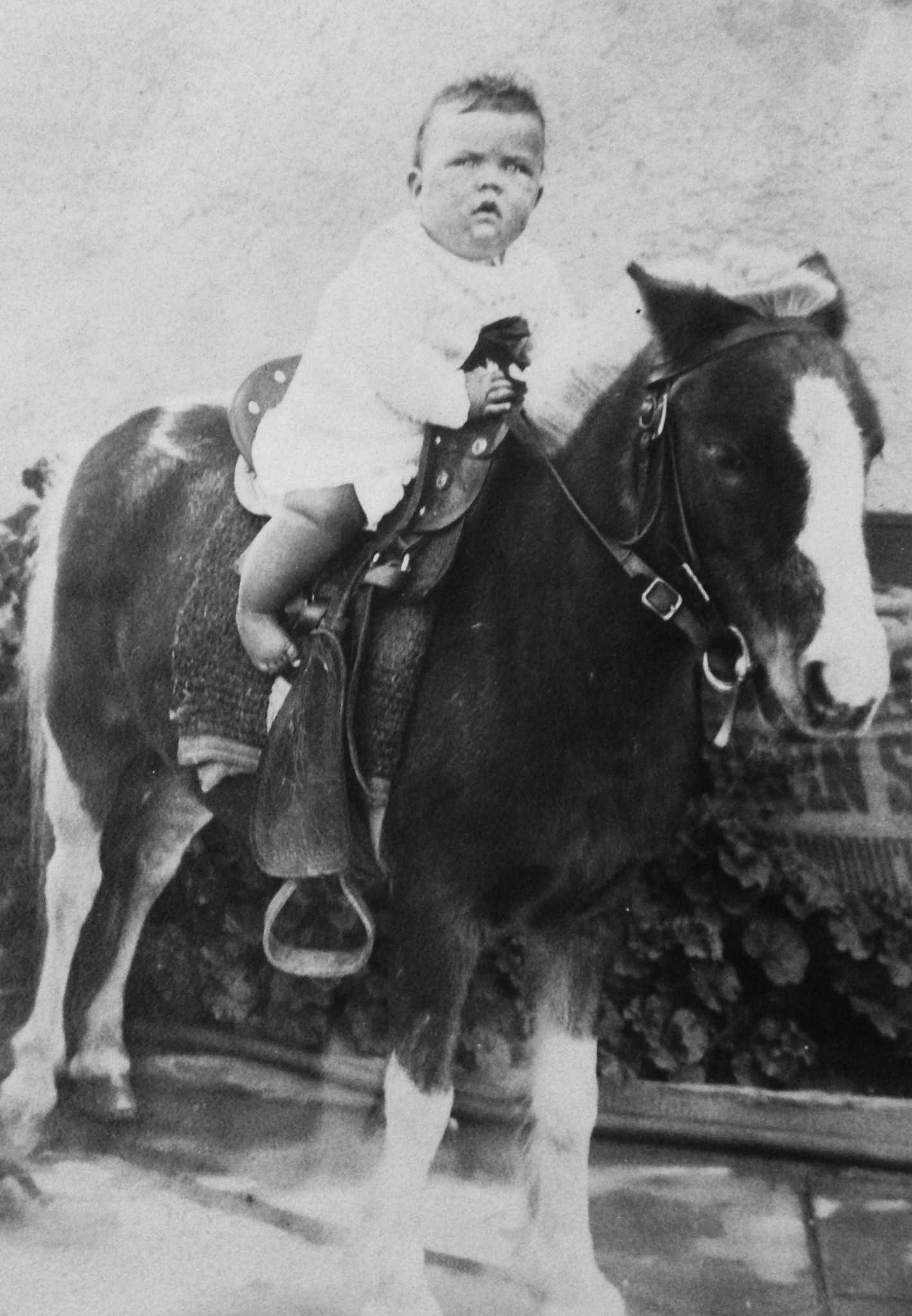 My mother riding around 1931. (Photo from family archives)