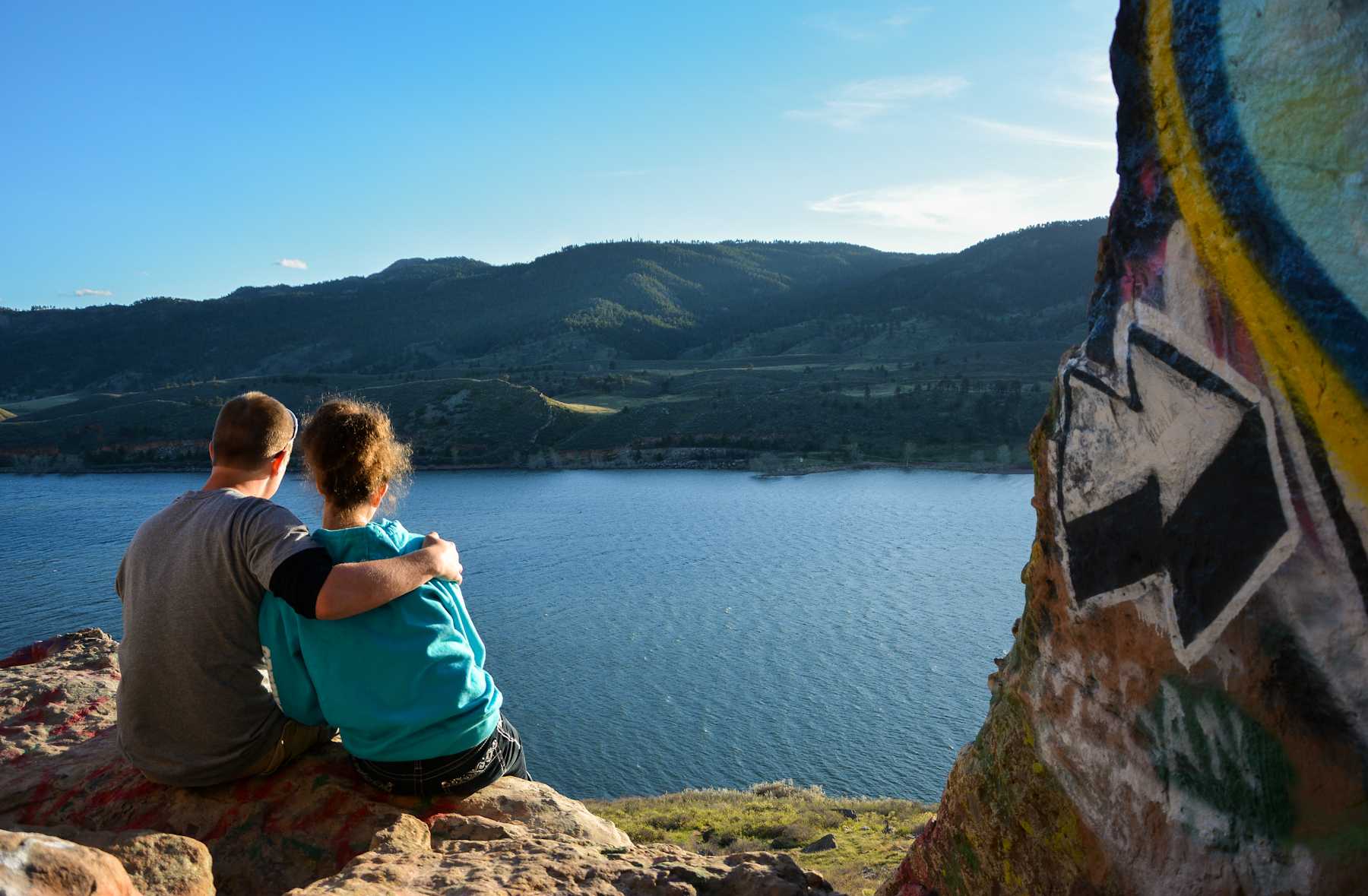 With summer closing in fast, couples are headed outdoors for their dates. Horsetooth Reservoir is a popular place to enjoy the sun, the water, the mountains, and the stars all in one day.