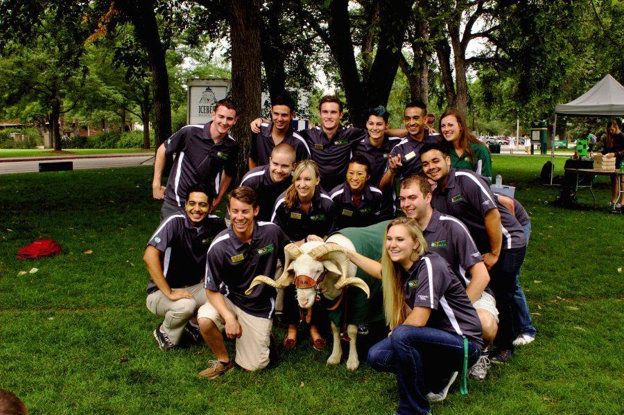 The ASCSU student members with Cam the Ram