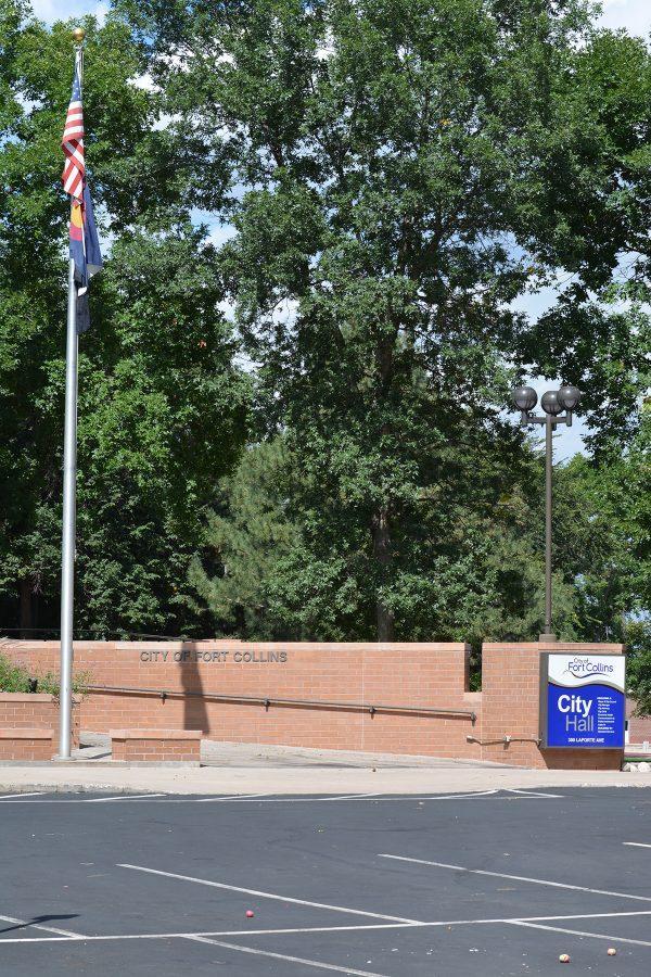 The Fort Collins City Hall handles with many issues involving illegal camping. Recently, there have been several meetings to discuss the topic. (Photo Credit: Megan Fischer)
