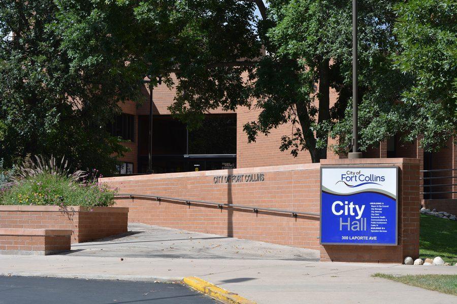 The Fort Collins City Hall handles with many issues involving illegal camping. Recently, there have been several meetings to discuss the topic. (Photo Credit: Megan Fischer)