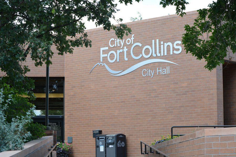 The Fort Collins City Hall deals with many issues involving illegal camping. Recently there have been several meetings to discuss the topic. (Photo Credit: Megan Fischer)