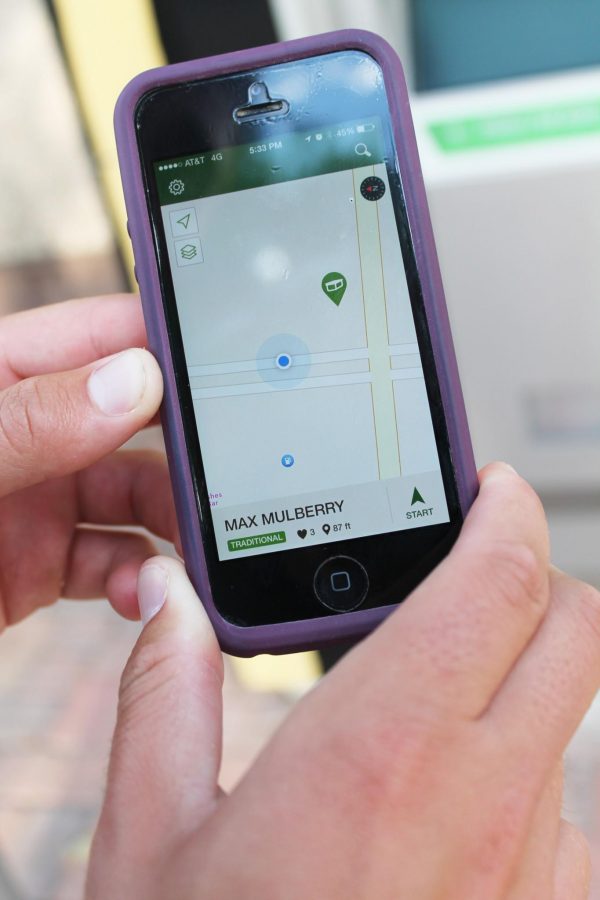 Several geocaching apps, such as Geocaching Intro, are available for download. (Photo by Ricki Watkins)