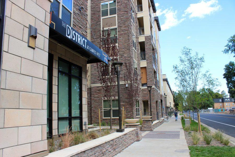 The District at Campus West is just a short walk west of campus. This complex opened in August.