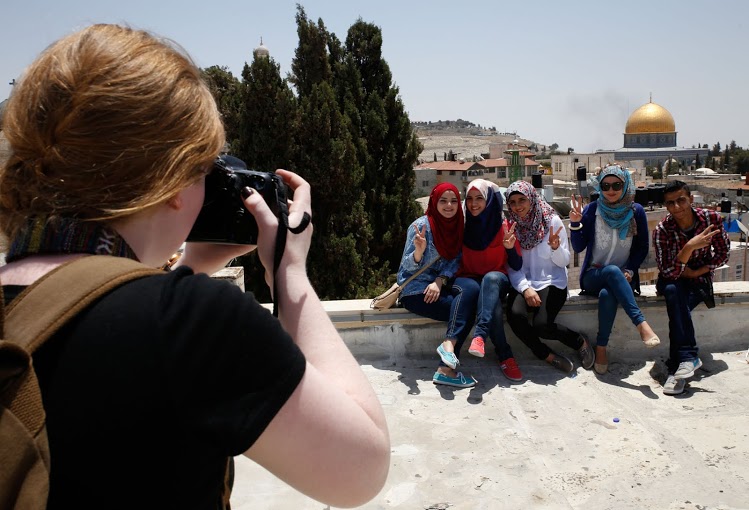 Simmons documents life in Israel during the war-torn summer of 2014. (Photo courtesy of Kate Simmons)