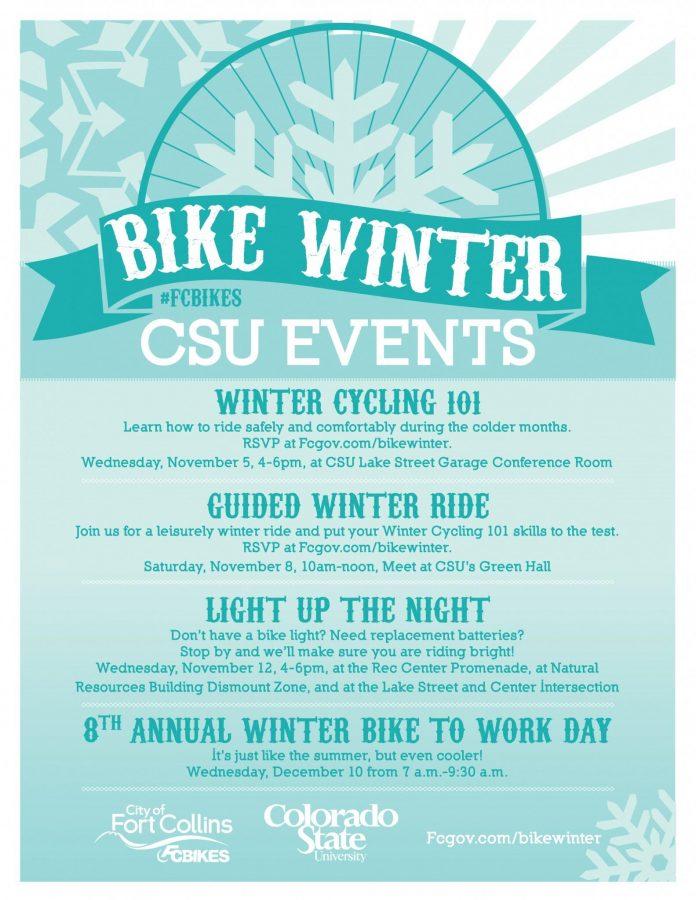 The Bike Winter program events at CSU. (Photo credit: Amanda Fitzpatrick)