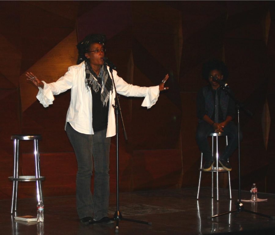 Poets Theresa Davis and Shyla Hardwick slam for unity at CSU 