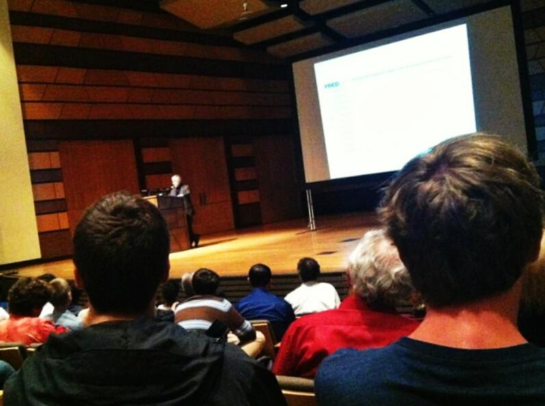 Paul Krugman discussed welfare states at Colorado State University 