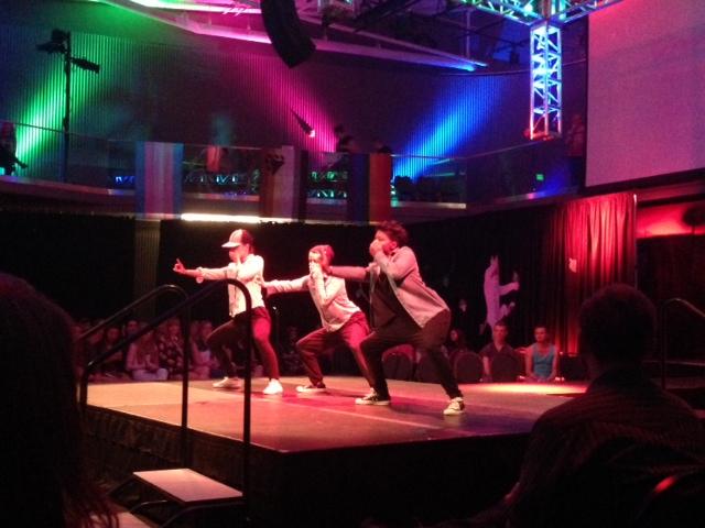 Students dance at the Fall SOGLBT Drag Show (Photo credit: McKenna Ferguson)