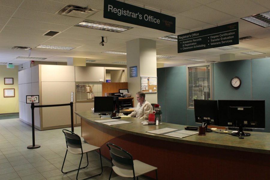 Students can seek help with registration questions and concerns in the Registrars Office, located in Centennial Hall. (Photo credit: Sady Swanson)