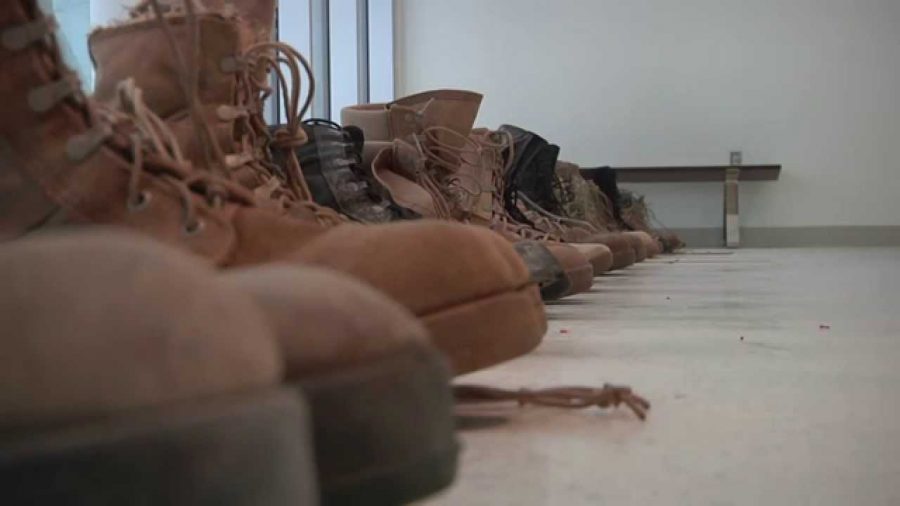 Empty Boots raising awareness on the Colorado State campus 