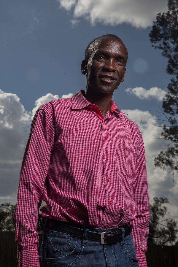 Kenyan runner, Eliud Kipchoge, who has medaled in the 2008 Beijing Olympics and 2004 Athens  Olympics