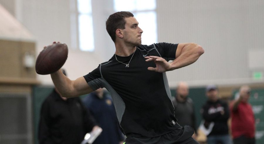 CSU quarterback Garrett Grayson impresses at Pro Day