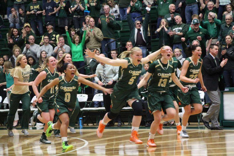 CSU womens hoops clinches second straight outright MW title with 76-58 win over Utah State on Senior Night