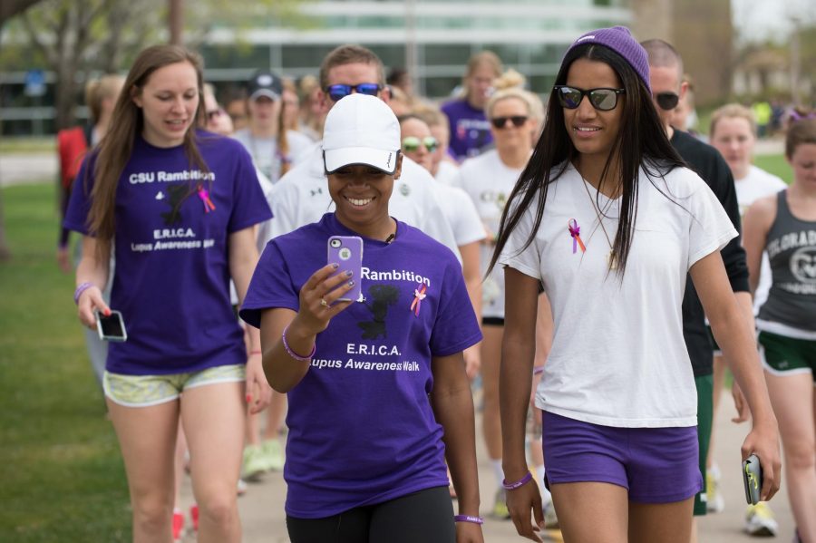 Colorado States RAMBITION hosts a lupus awareness walk to honor the memory of Erica Johnson, the younger sister of track & field student-athlete Ashley Reid, who lost a battle to the disease last October.