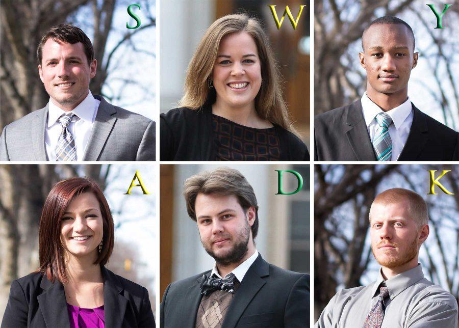 Colorado State Universitys ASCSU candidates. (Photo illustration by Rick Cookson)