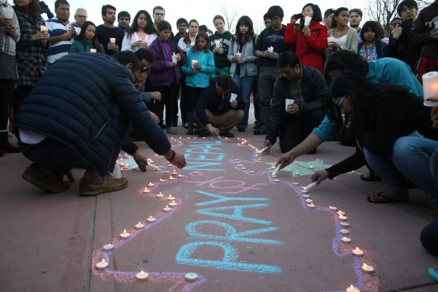 Supporters gather on campus to honor those lost in Nepal