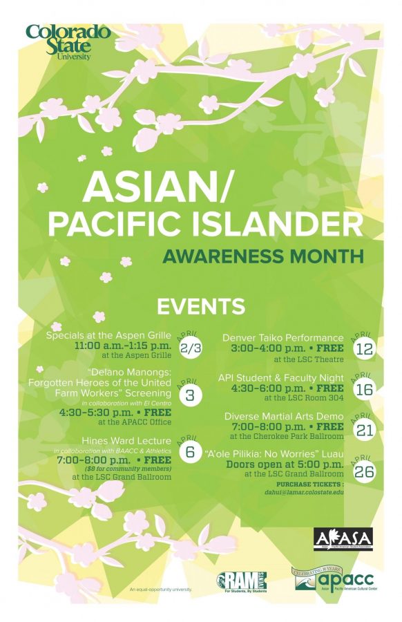 Asian Pacific American Cultural Awareness Month events being held by APAC
