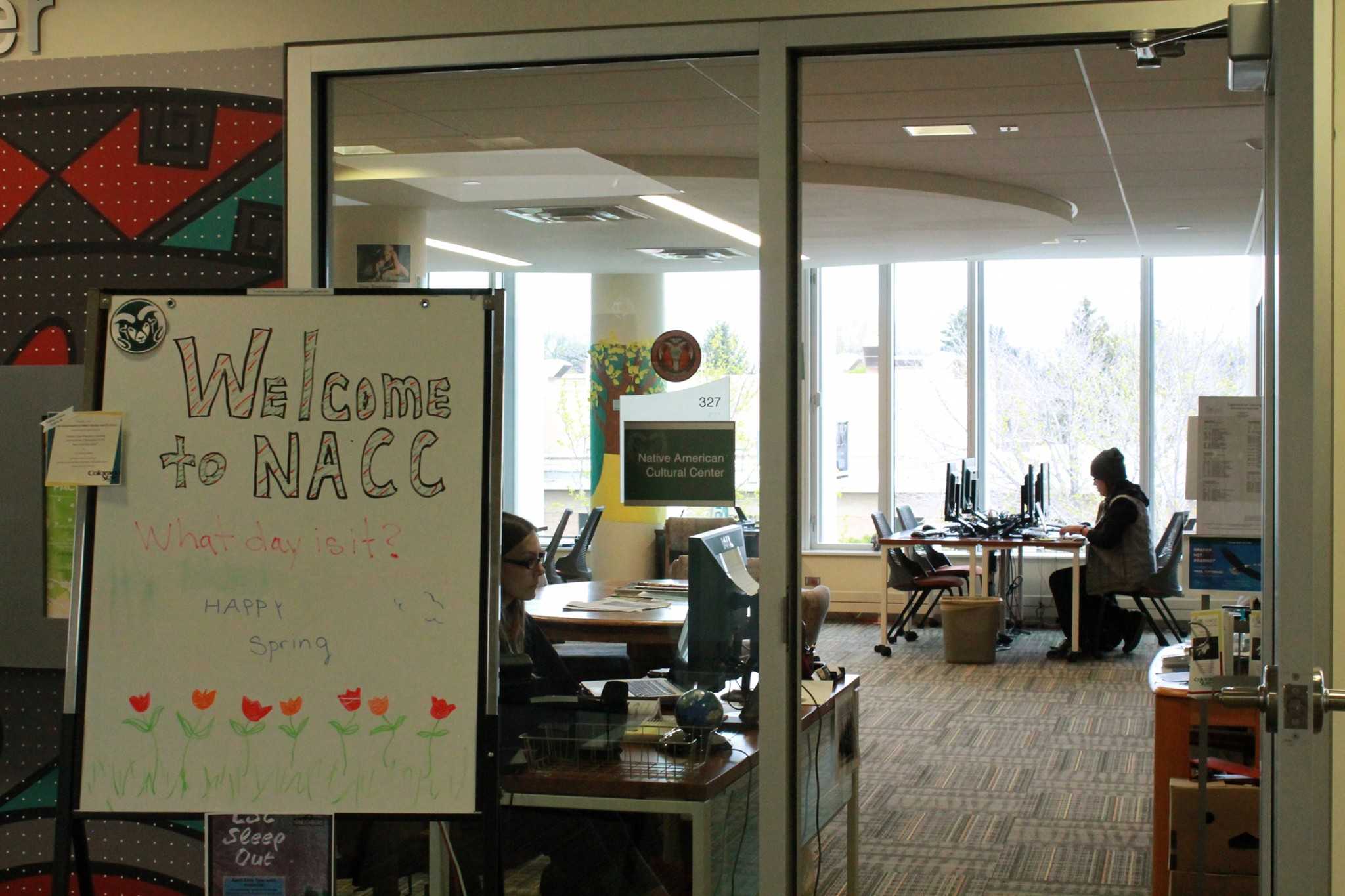 doorway and sign that reads "welcome to NACC"