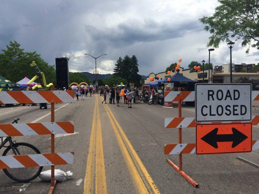 West Elizabeth Road was closed to make way for the Open Streets initiative