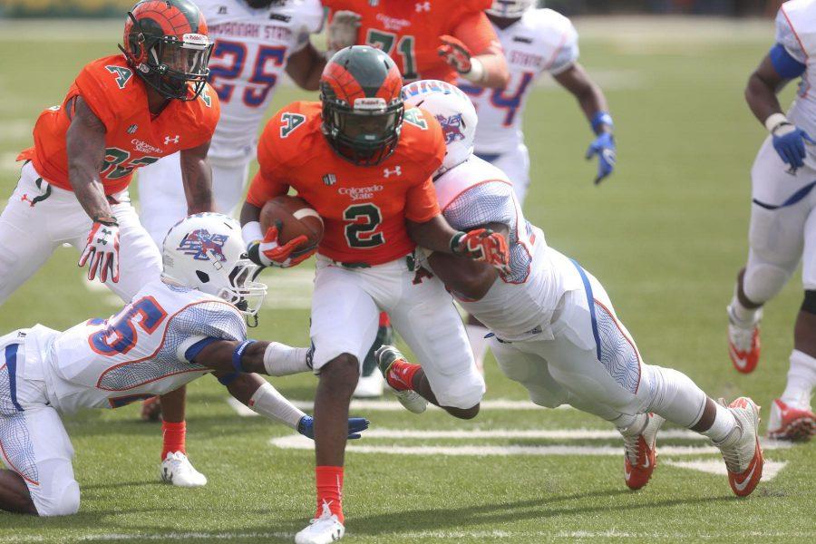 Colorado State won its season opener 65-13 against Savannah State. (Austin Simpson/Collegian)