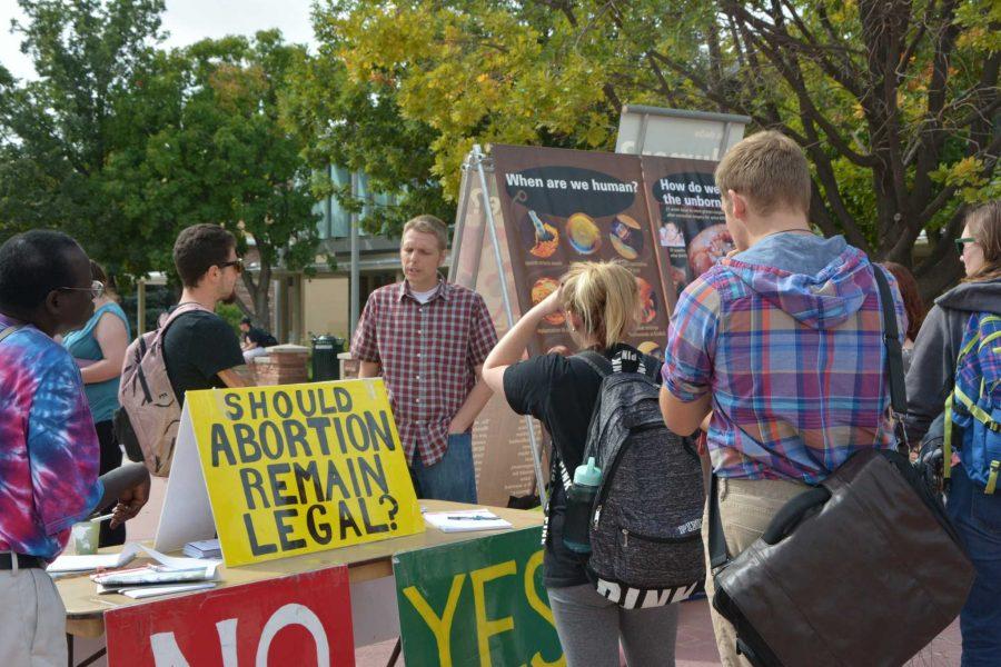 Group displaying posters of fetuses comes to CSU Plaza